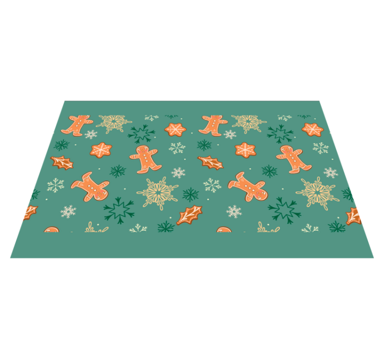 Karácsonyi mézeskalács karácsonyi alátétek - TenStickers