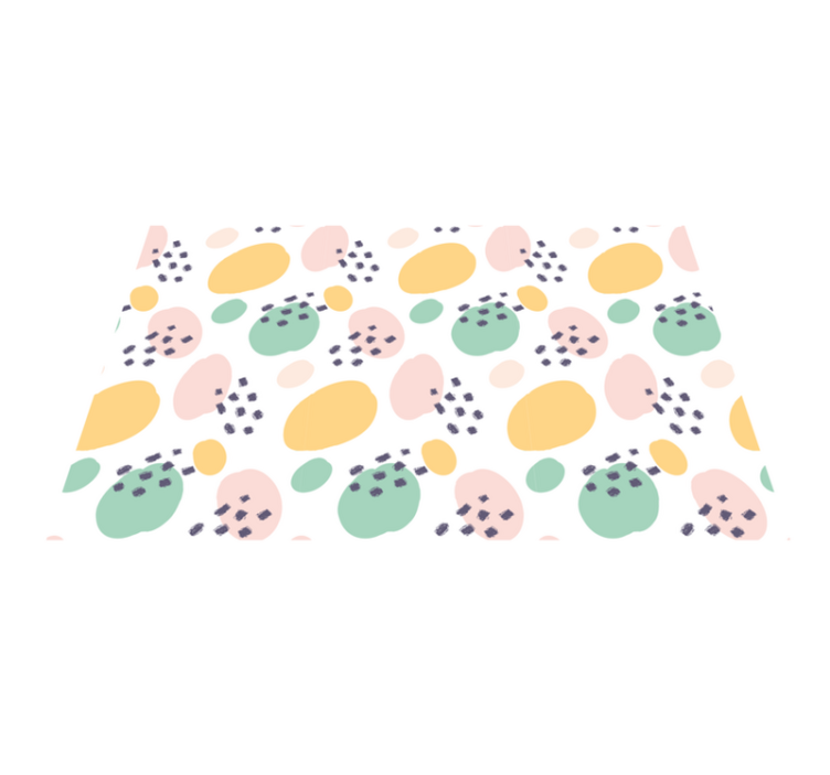 Színes absztrakt elem tányéralátétek eredeti - TenStickers