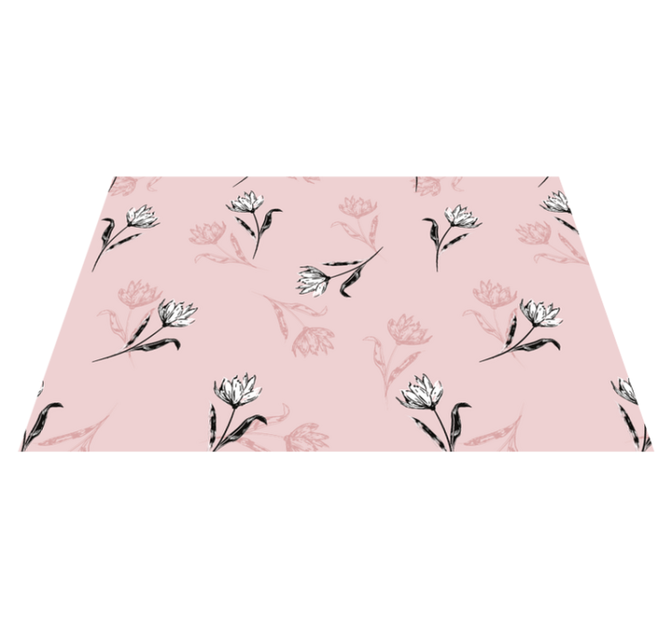 Elegáns botanikai kompozíció tányéralátétek struktúra - TenStickers