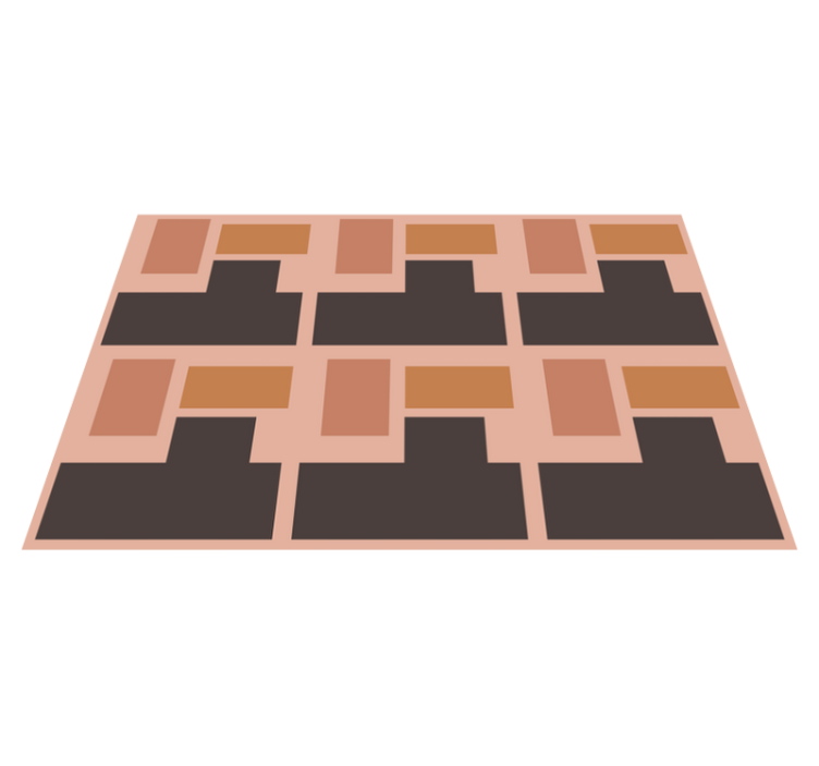 Absztrakt geometrikus elrendezés tányéralátétek modern - TenStickers