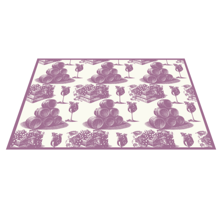 Modern tányéralátétek boroshordó stílusban - TenStickers