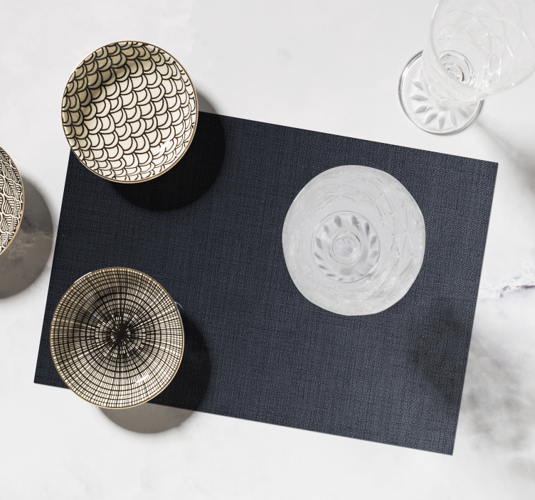 Fekete háttér csíkos otthoni alátét - TenStickers