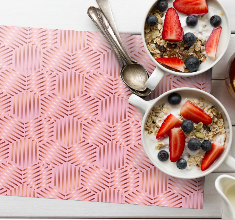 Fém hatszög modern alátétek - TenStickers