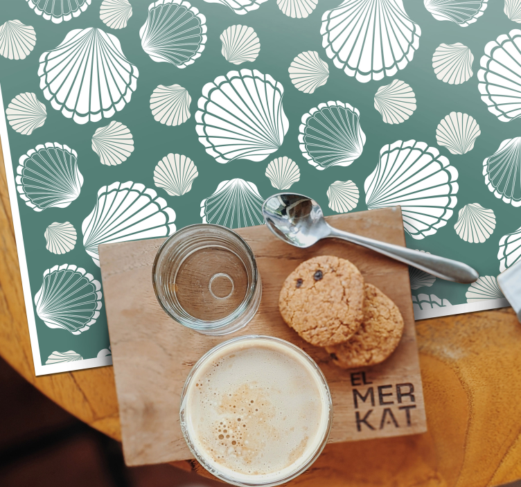 Kagyló világ kagyló alátétek - TenStickers