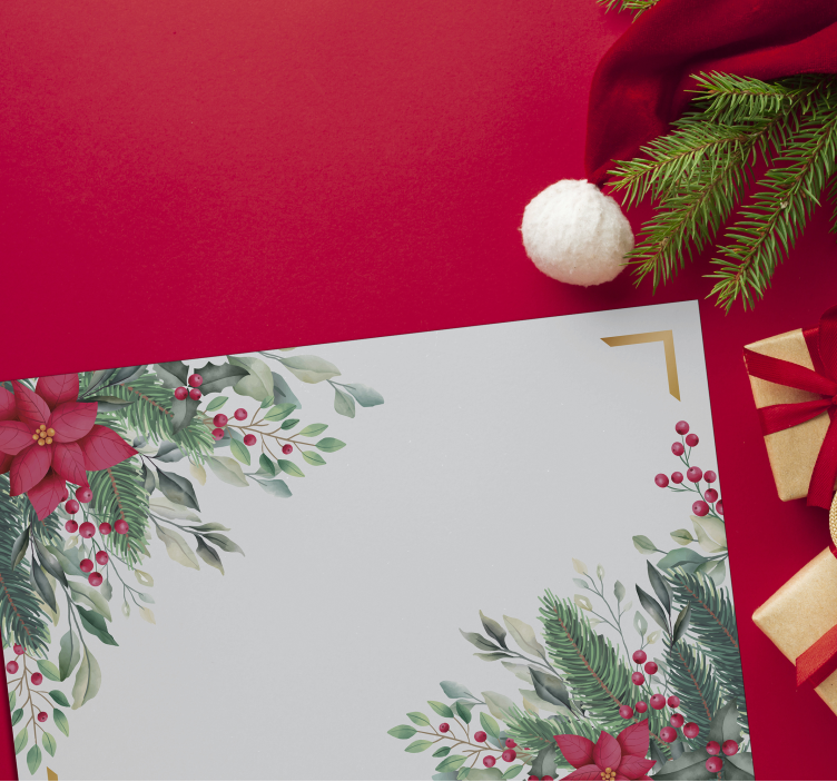 Karácsonyi díszek karácsonyi alátétek - TenStickers