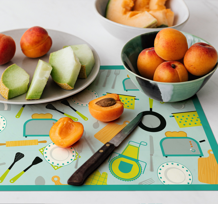 Konyhai eszközök eredeti helytakarók - TenStickers