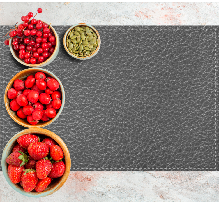 Szürke bőr hatású texturált alátétek - TenStickers