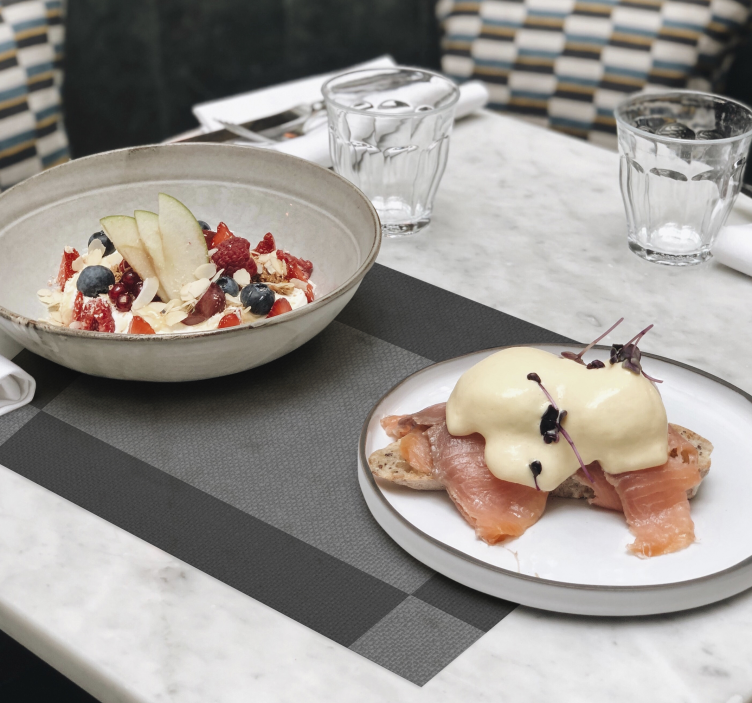 Szürke háttér elegáns stílus elegáns teríték - TenStickers