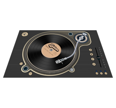 Vinyl lemez neve vinyl placemats - TenStickers