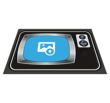 Tv testreszabható fotó eredeti vinil alátétek - TenStickers