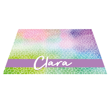 Moder pattern testreszabható név modern vinyl placemats - TenStickers