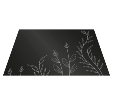 Háttér elegáns növények elegáns placemats - TenStickers