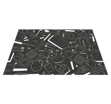 Konyhai eszközök és éttermi bakelitlemezek - TenStickers