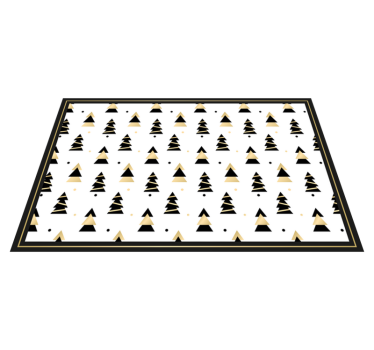 Elegáns fa mintás karácsonyi vinil alátétek - TenStickers