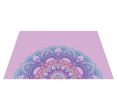 Fél mandala tányéralátét - TenStickers