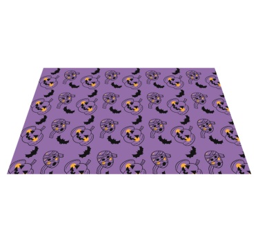 Vidám tök minták tányéralátétek halloween - TenStickers
