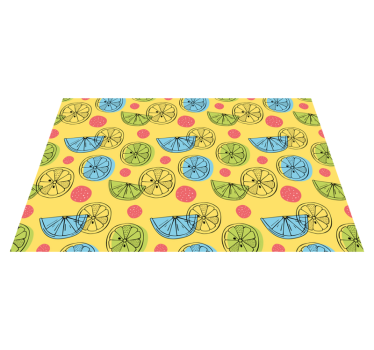 Citrus mintás tányéralátétek eredeti - TenStickers