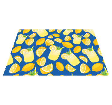 Limonádé és citrom citrus asztali szőnyeg - TenStickers