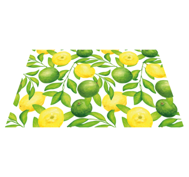 Friss citrus mintázat tányéralátétek eredeti - TenStickers