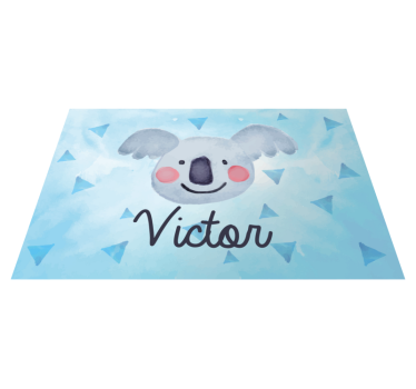 Cuki koala arc tányéralátétek gyermekeknek - TenStickers