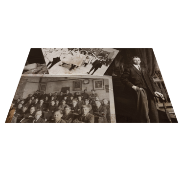 Vintage fotó kollázs tányéralátétek itthon - TenStickers