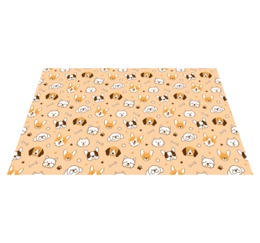Cuki Állatfejek tányéralátétek gyermekeknek - TenStickers
