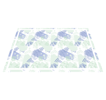 Absztrakt formájú texturált bakelitlemezek - TenStickers