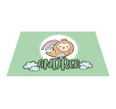 Cuki baglyos gyermek tányéralátétek - TenStickers