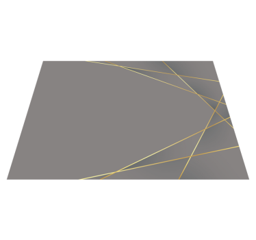 Szürke tónusú geometriai formák elegáns asztali terítékek - TenStickers