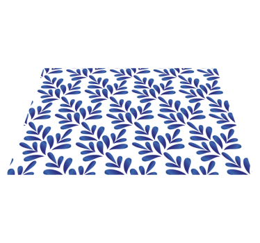 Kék porcelán elegáns asztali matracok - TenStickers