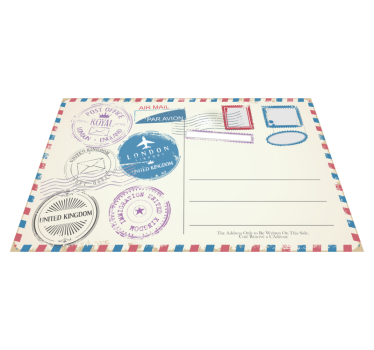 Utazási bélyeggyűjtemény - tányéralátétek idézetek - TenStickers