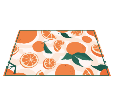 Citrus szelet minta tányéralátétek eredeti - TenStickers