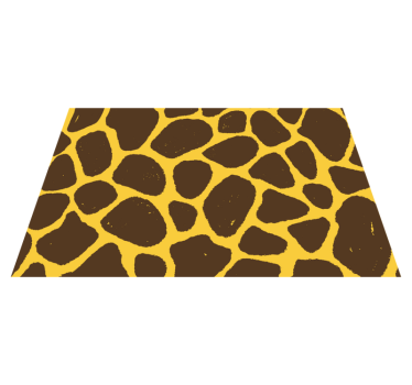 Eredeti tányéralátétek zsiráf mintával - TenStickers
