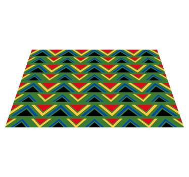 Élénk geometrikus stílusú tányéralátétek eredeti - TenStickers