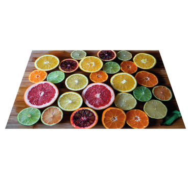 Citrus gyümölcsös díszítés tányéralátétek eredeti - TenStickers