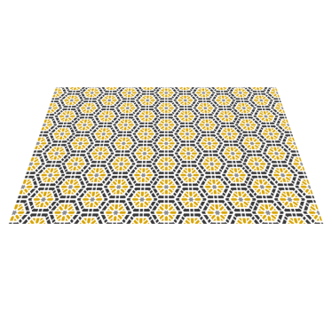 Geometrikus mintázatú tányéralátétek struktúra - TenStickers