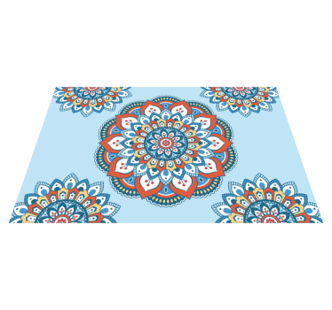 Vibráló mandala motívum tányéralátétek eredeti - TenStickers