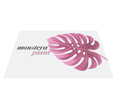 Monstera levél mintás tányéralátétek eredeti - TenStickers