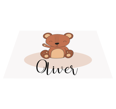 Aranyos medve tányéralátétek gyermekeknek - TenStickers