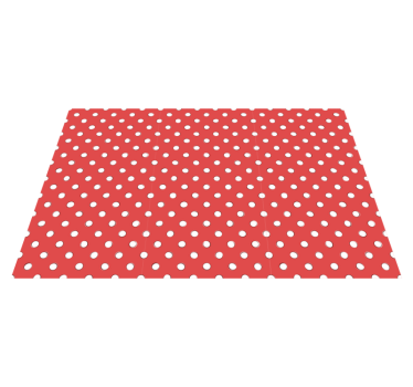 Polka dot motívum tányéralátétek eredeti - TenStickers