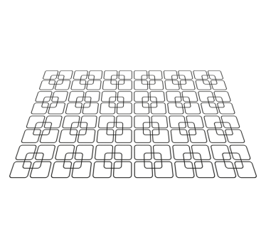 Geometrikus mintázat tányéralátétek struktúra - TenStickers