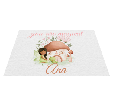 Tányéralátétek névvel téged varázslatosnak tartunk. - TenStickers