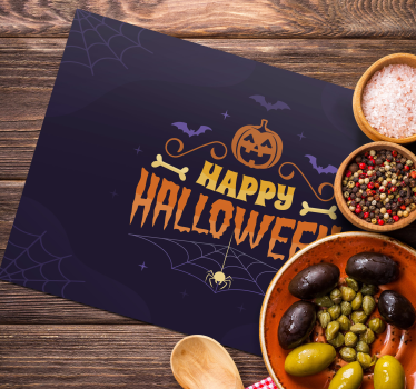 Boldog halloween alátét - TenStickers