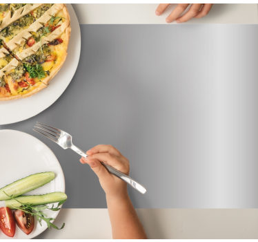 Elegáns szürke felület tányéralátétek modern - TenStickers