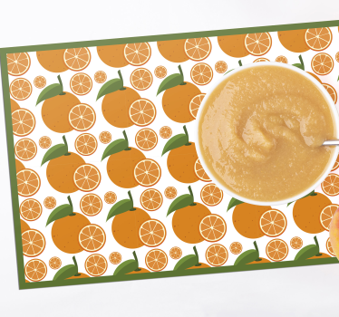 Eredeti tányéralátétek citrus szeleteléshez - TenStickers