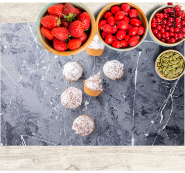 Eredeti tányéralátétek ízletes mini muffinnal - TenStickers