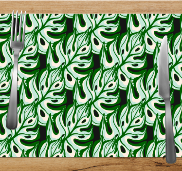 Lush leaf motívum tányéralátétek eredeti - TenStickers