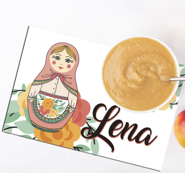 Orosz baba személyre szabott asztali szőnyeg - TenStickers