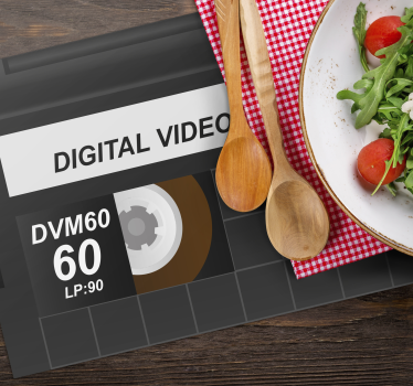 Retro videokazetta vinil teríték - TenStickers