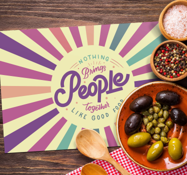 Semmi sem hoz össze embereket - tányéralátétek idézetek - TenStickers